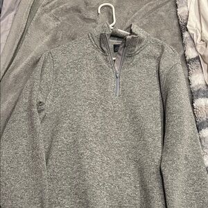 J Crew Grey Mens Sweater Fleece